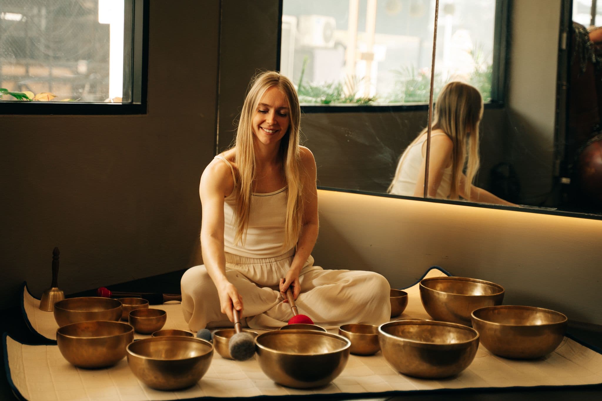 Post-session selfie at BOXX